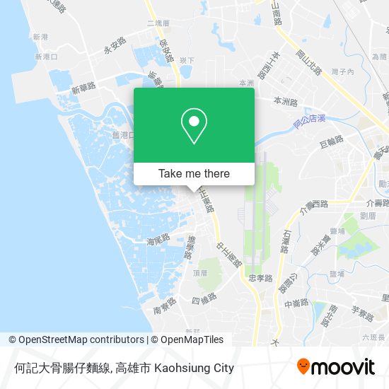 何記大骨腸仔麵線 map