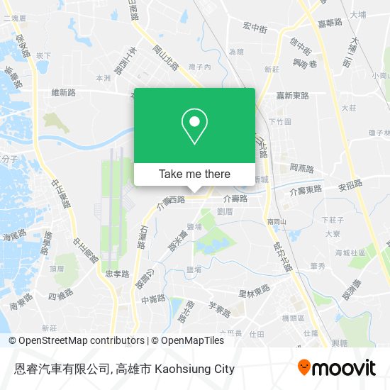恩睿汽車有限公司地圖