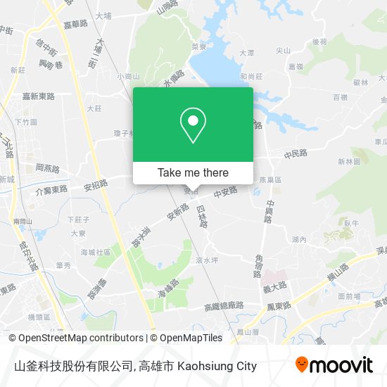 山釜科技股份有限公司 map