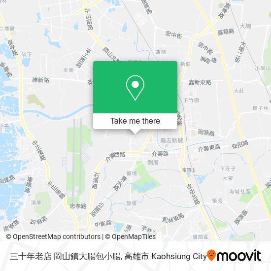 三十年老店 岡山鎮大腸包小腸 map