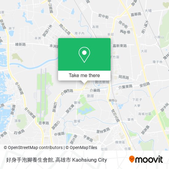 好身手泡腳養生會館地圖