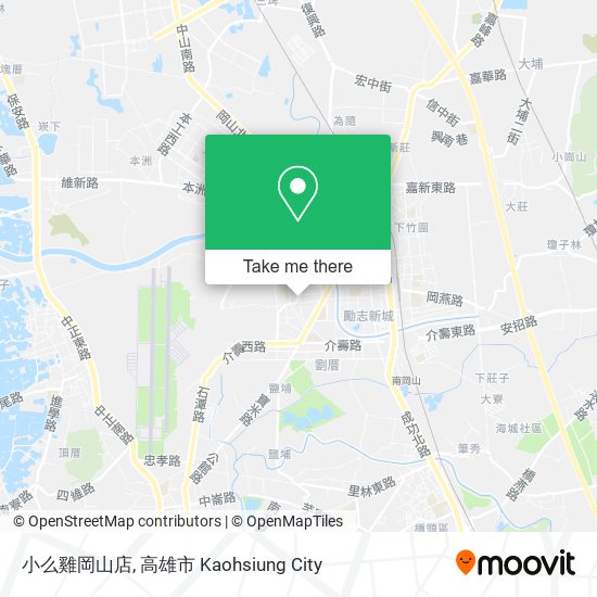 小么雞岡山店 map