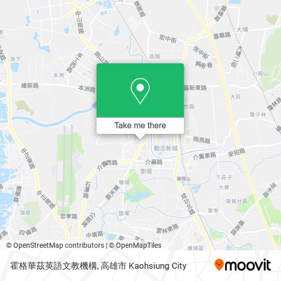 霍格華茲英語文教機構地圖