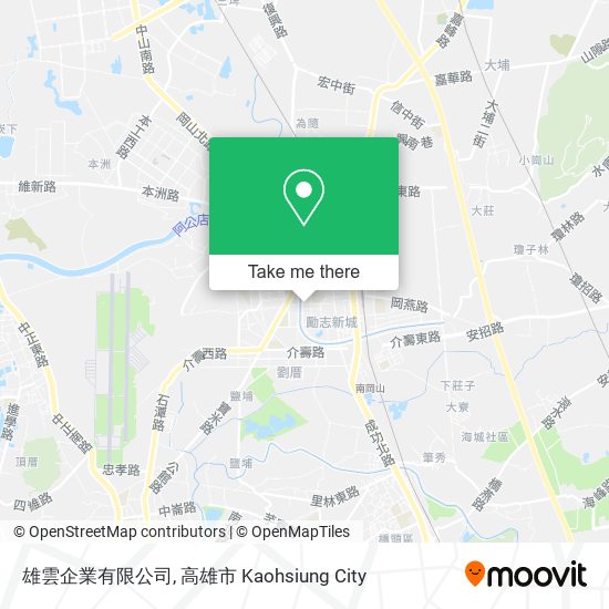 雄雲企業有限公司 map