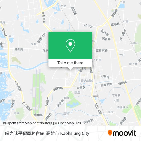 饌之味平價商務會館 map