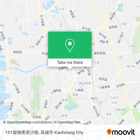 101寵物美容沙龍 map