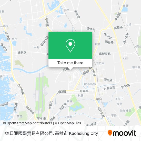 德日通國際貿易有限公司地圖