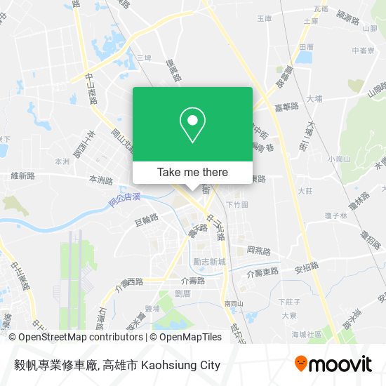 毅帆專業修車廠 map