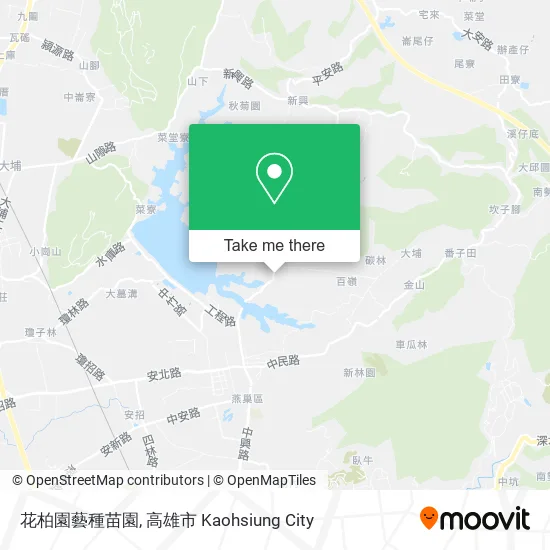 花柏園藝種苗園地圖