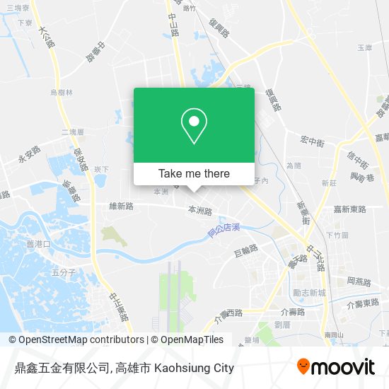 鼎鑫五金有限公司地圖