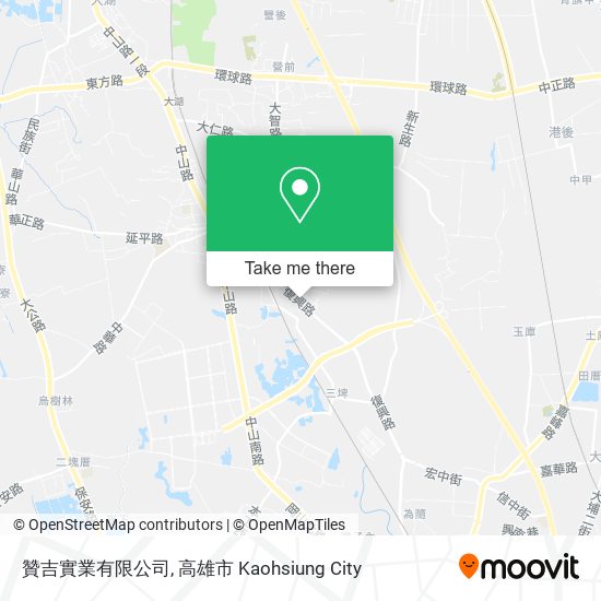 贊吉實業有限公司 map