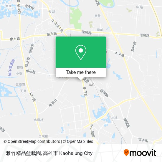 雅竹精品盆栽園 map