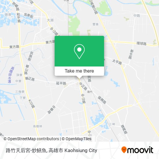 路竹天后宮-炒鱔魚 map