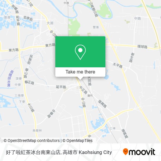 好了啦紅茶冰台南東山店 map