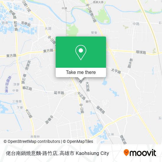 佬台南鍋燒意麵-路竹店地圖