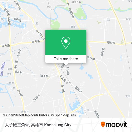 太子殿三角骨地圖