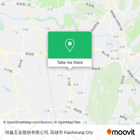 得鑫五金股份有限公司地圖