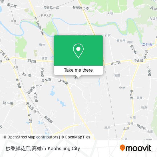 妙香鮮花店地圖