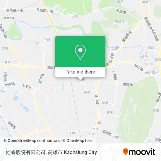 銓睿股份有限公司 map