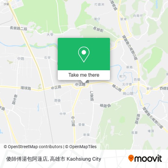 傻師傅湯包阿蓮店地圖
