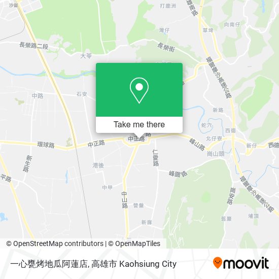 一心甕烤地瓜阿蓮店 map