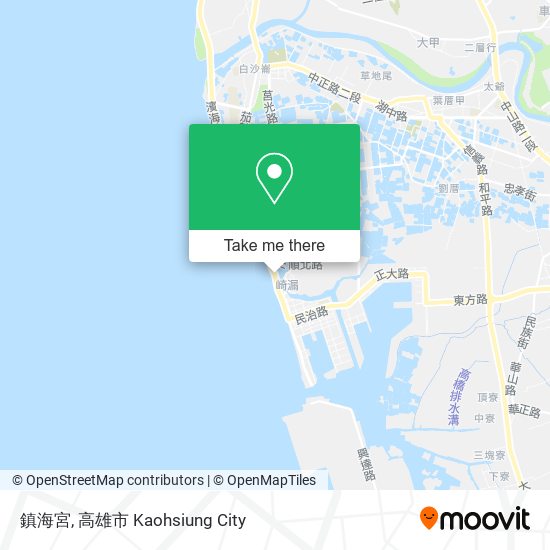 鎮海宮地圖