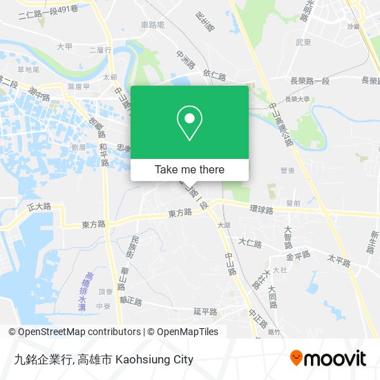 九銘企業行 map