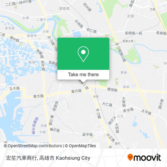 宏笙汽車商行地圖