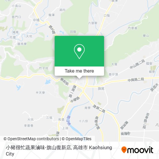 小豬很忙蔬果滷味-旗山復新店 map