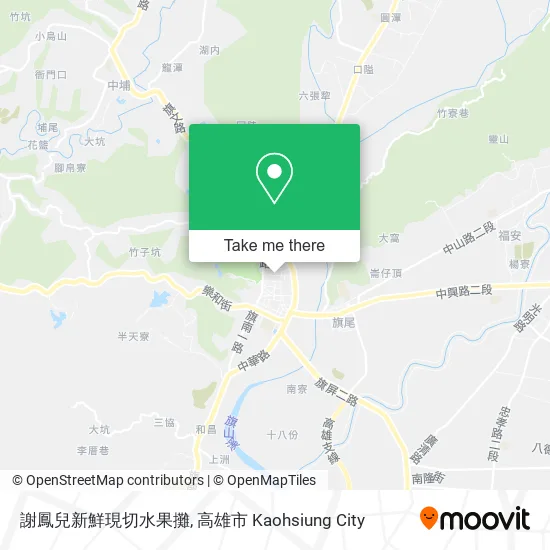 謝鳳兒新鮮現切水果攤地圖