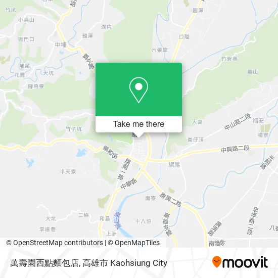 萬壽園西點麵包店地圖
