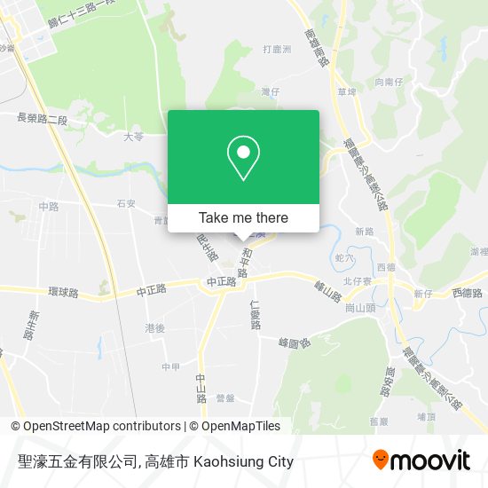 聖濠五金有限公司地圖