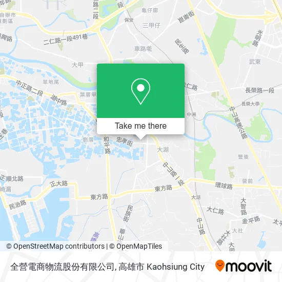 全營電商物流股份有限公司地圖