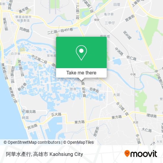 阿華水產行 map