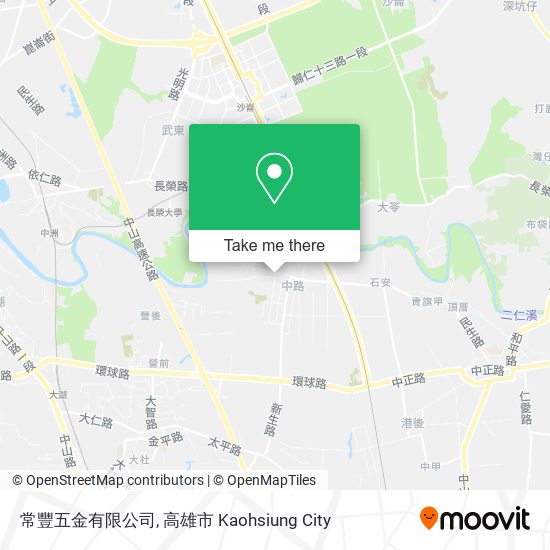 常豐五金有限公司地圖