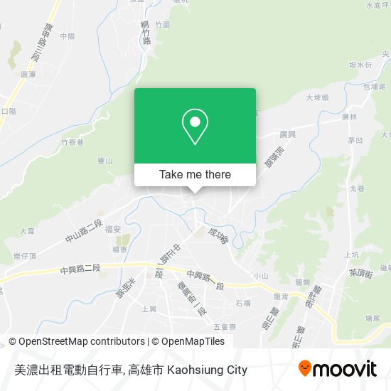 美濃出租電動自行車地圖