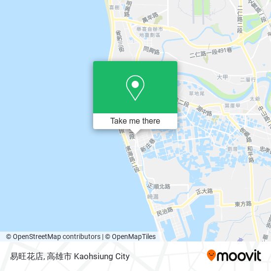 易旺花店 map