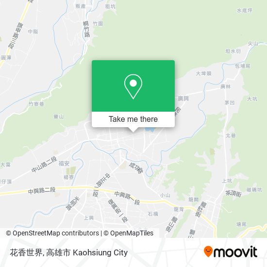 花香世界 map