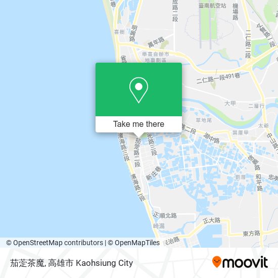 茄萣茶魔 map