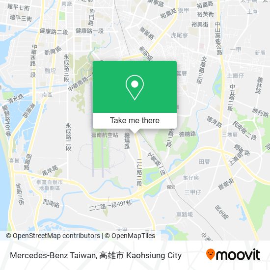 Mercedes-Benz Taiwan map