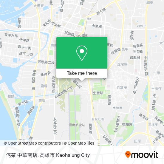 侘茶 中華南店 map