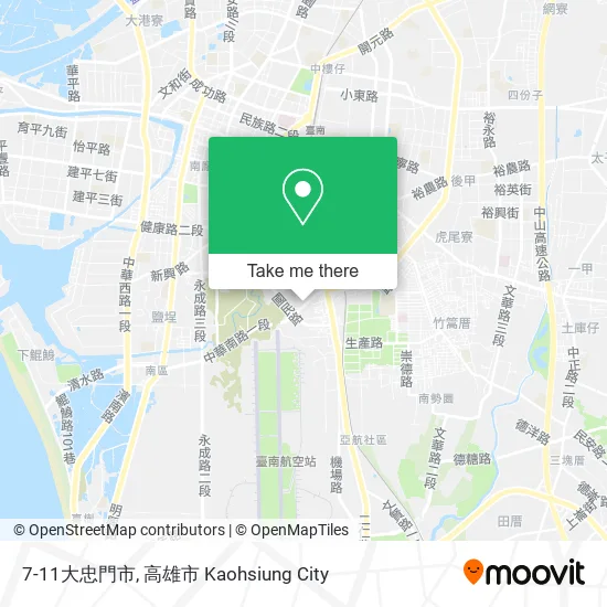 7-11大忠門市 map