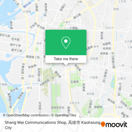 Shang Wei Communications Shop map