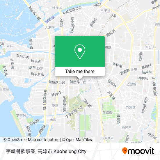 宇凱餐飲事業 map