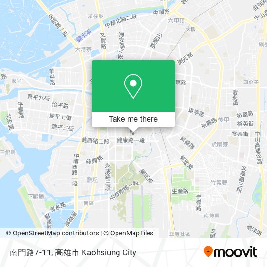 南門路7-11 map
