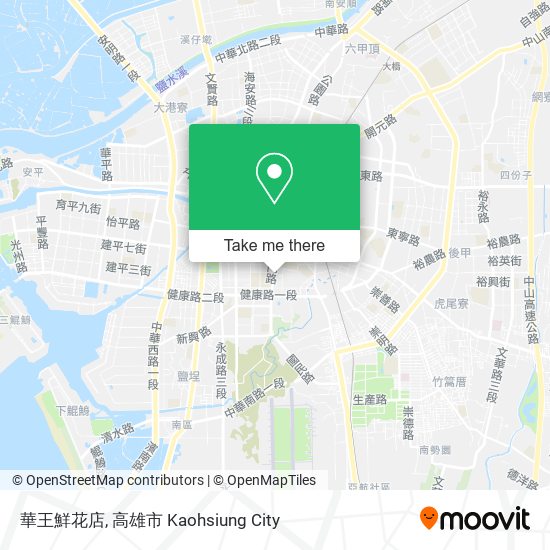 華王鮮花店 map