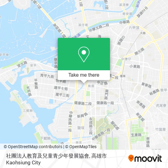 社團法人教育及兒童青少年發展協會地圖