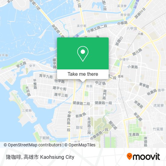 隆咖啡 map