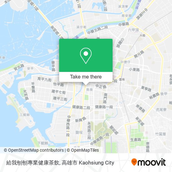 給我刨刨專業健康茶飲 map