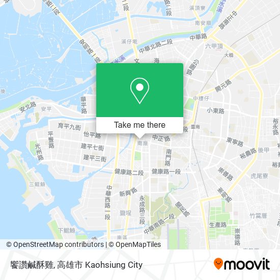 饗讚鹹酥雞 map